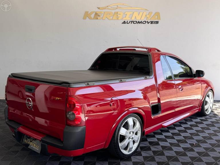 CHEVROLET - MONTANA 1.4 MPFI SPORT CS 8V FLEX 2P MANUAL - 2008/2009 - VERMELHA - R$ 42.900,00