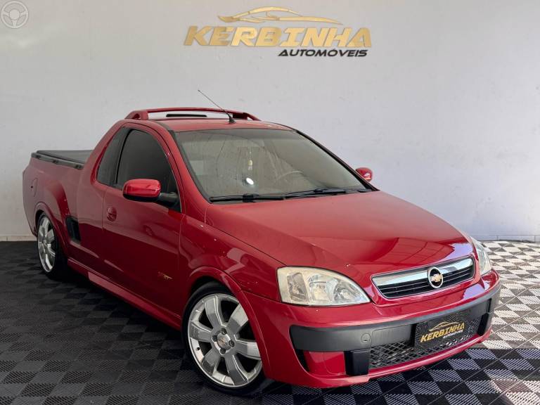 CHEVROLET - MONTANA 1.4 MPFI SPORT CS 8V FLEX 2P MANUAL - 2008/2009 - VERMELHA - R$ 42.900,00